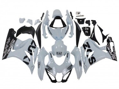 Online 2017-2024 Suzuki GSXR1000 Motorcycle Fairings - White Black Canada