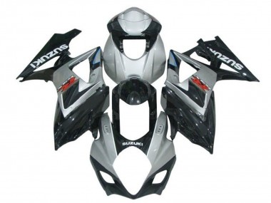 Online 2007-2008 Suzuki GSXR 1000 Motorcycle Fairings - Grey Glossy Black Red White Canada