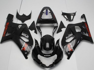 Online 2001-2003 Suzuki GSXR 600 / GSXR 750 Motorcycle Fairings - Glossy Black Red Canada