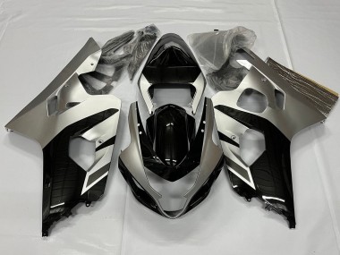 Online 2001-2003 Suzuki GSXR 600 / GSXR 750 Motorcycle Fairings - Silver Glossy Black Canada