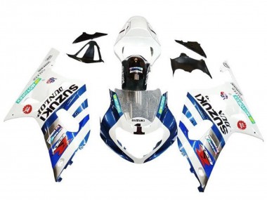 Online 2001-2003 Suzuki GSXR 600 / GSXR 750 Motorcycle Fairings - White Blue Stripe Red Black Canada
