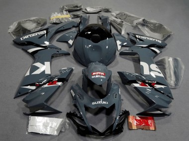 Online 2011-2024 Suzuki GSXR 600 / GSXR 750 Motorcycle Fairings - Dark Nardo Grey White Black Red Motul Canada