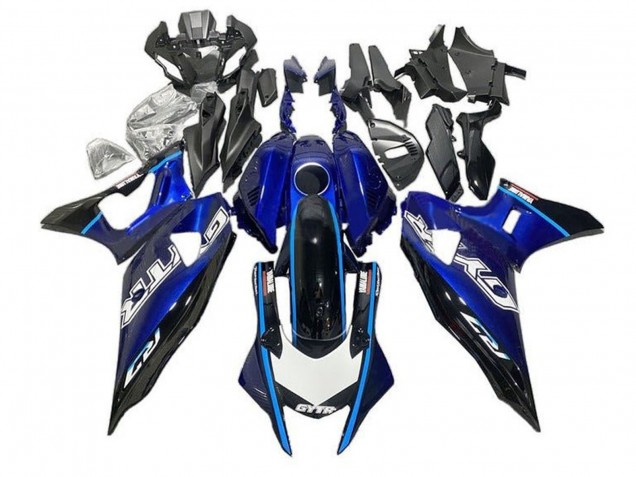 2021-2024 Yamaha YZF R7 Motorcycle Fairings - Blue Black Light Blue Canada