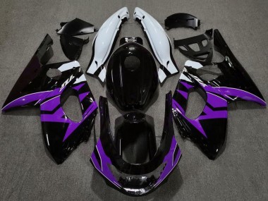 Online 1996-2007 Yamaha YZF600R Thundercat Motorcycle Fairings - Glossy Black Purple White Canada