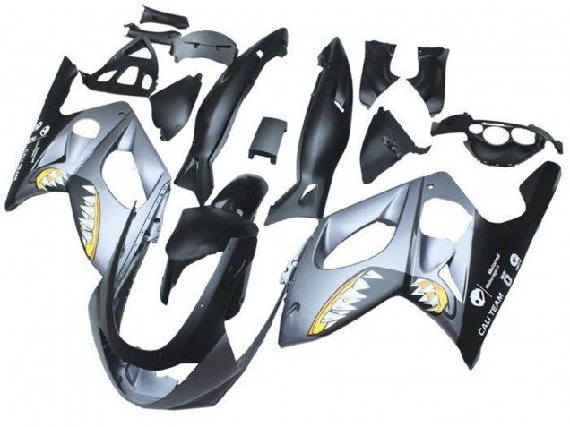 1996-2007 Yamaha YZF600R Thundercat Motorcycle Fairings - Matte Black Grey Shark Canada