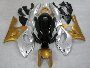 Online 1996-2007 Yamaha YZF600R Thundercat Motorcycle Fairings - Silver Gold Glossy Black Canada
