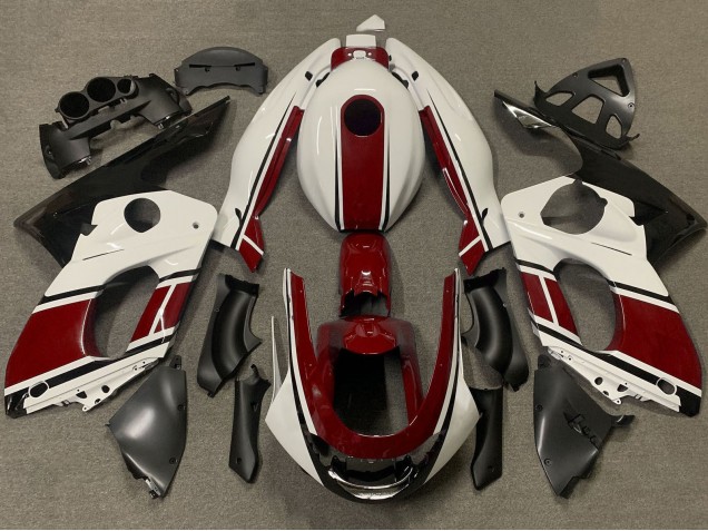 1996-2007 Yamaha YZF600R Thundercat Motorcycle Fairings - White Dark Red Canada