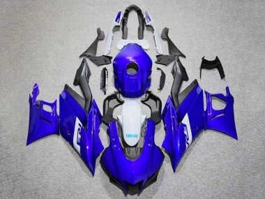 Online 2019-2021 Yamaha YZF R3/R25 Motorcycle Fairings - Blue White Matte Black Canada