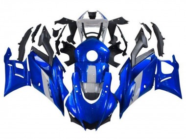 Online 2019-2021 Yamaha YZF R3/R25 Motorcycle Fairings - Blue Grey Black Canada