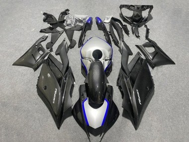 Online 2019-2021 Yamaha YZF R3/R25 Motorcycle Fairings - Black Carbon Fiber Style Silver Blue Canada