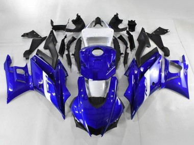 Online 2019-2021 Yamaha YZF R3/R25 Motorcycle Fairings - White Blue Matte Black Canada