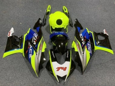 Online 2019-2021 Yamaha YZF R3/R25 Motorcycle Fairings - Neon Yellow White Blue Black 74 Canada