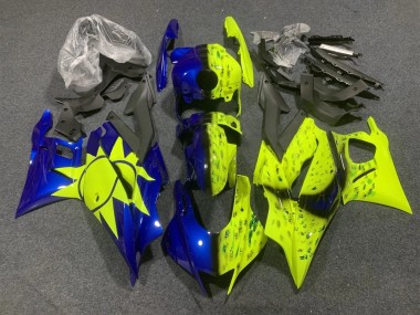 Online 2022-2024 Yamaha YZF R3/R25 Motorcycle Fairings - Yellow Blue Canada