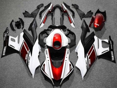 Online 2022-2024 Yamaha YZF R3/R25 Motorcycle Fairings - White Red Black Canada