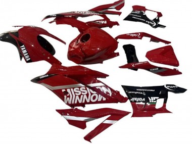 Online 2022-2024 Yamaha YZF R3/R25 Motorcycle Fairings - Red Black Valsir Canada