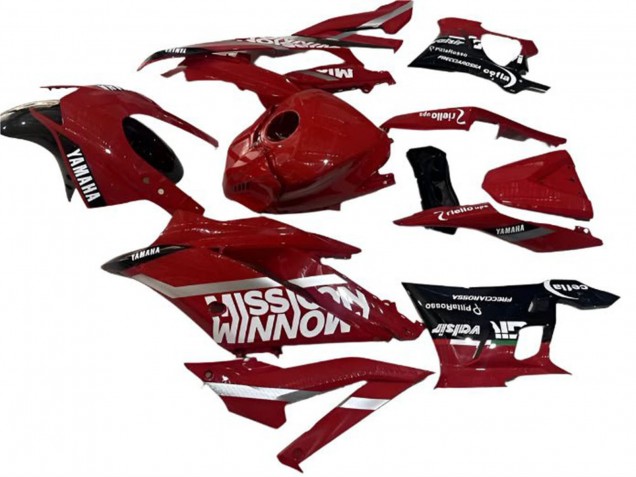 2022-2024 Yamaha YZF R3/R25 Motorcycle Fairings - Red Black Valsir Canada