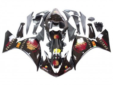 Online 2009-2011 Yamaha YZF 1000 R1 Motorcycle Fairings - Glossy Black Red Yellow Sheltes Canada