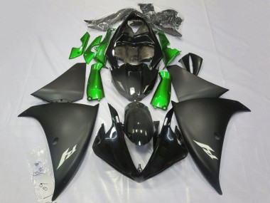 Online 2009-2011 Yamaha YZF 1000 R1 Motorcycle Fairings - Glossy Black Matte Black Green Canada