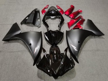 Online 2009-2011 Yamaha YZF 1000 R1 Motorcycle Fairings - Glossy Black Matte Black Red Canada