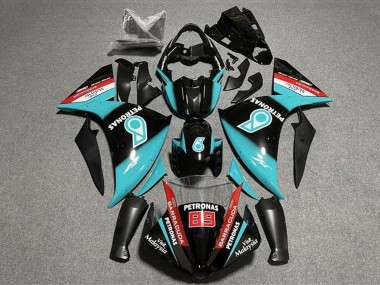 Online 2009-2011 Yamaha YZF 1000 R1 Motorcycle Fairings - Glossy Black Light Blue Red Petronas Canada