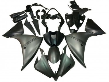 Online 2009-2011 Yamaha YZF 1000 R1 Motorcycle Fairings - Silver Matte Black Canada