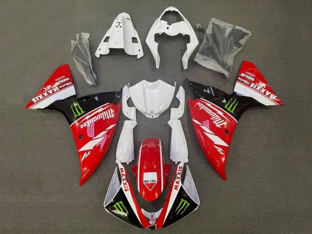 2009-2011 Yamaha YZF 1000 R1 Motorcycle Fairings - White Red Black Green Monster Milwaukee Canada