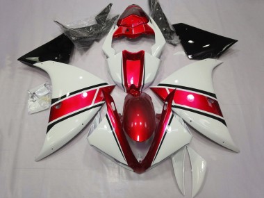 Online 2009-2011 Yamaha YZF 1000 R1 Motorcycle Fairing - White Red Black Canada
