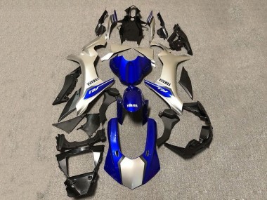 Online 2015-2019 Yamaha YZF 1000 R1 Motorcycle Fairings - Silver Blue Canada