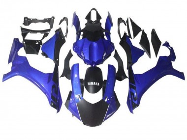 Online 2015-2019 Yamaha YZF 1000 R1 Motorcycle Fairing - Blue Matte Black Canada