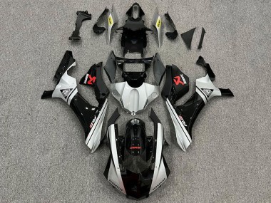 Online 2015-2019 Yamaha YZF 1000 R1 Motorcycle Fairings - Silver Black Canada