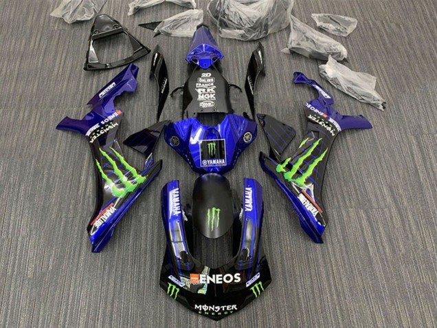 2015-2019 Yamaha YZF 1000 R1 Motorcycle Fairings - Blue Black Monster ENEOS Canada