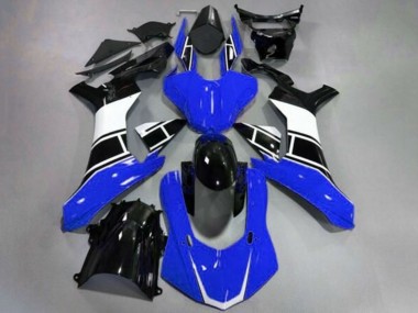 Online 2015-2019 Yamaha YZF 1000 R1 Motorcycle Fairing - Blue White Glossy Black Canada