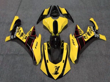 Online 2015-2019 Yamaha YZF 1000 R1 Motorcycle Fairings - Yellow Red Black Canada