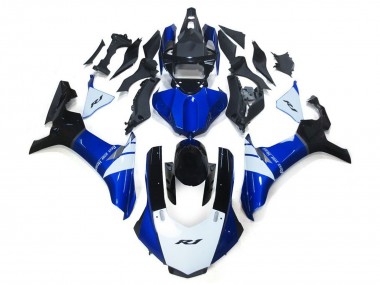 Online 2015-2019 Yamaha YZF 1000 R1 Motorcycle Fairings - White Blue Black Canada