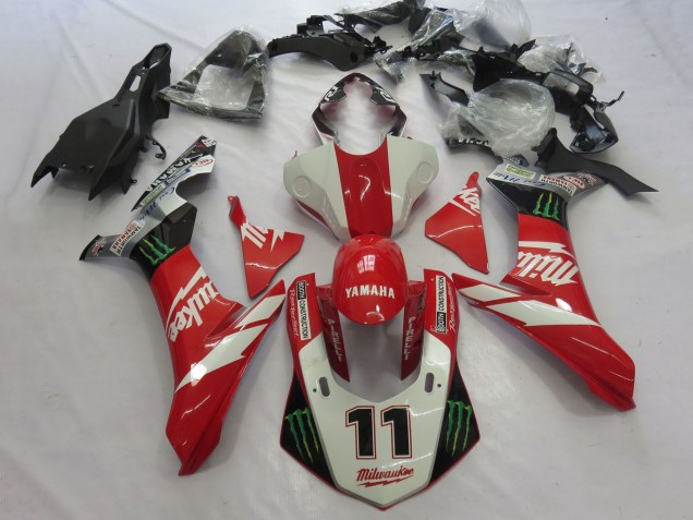 2015-2019 Yamaha YZF 1000 R1 Motorcycle Fairings - White Red Black Green Monster Milwaukee 11 Canada