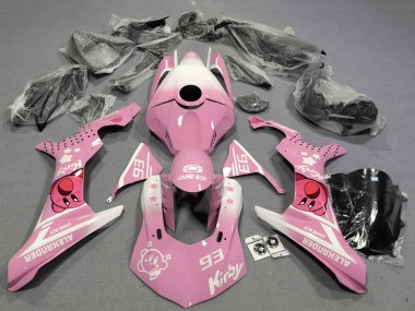 Online 2020-2025 Yamaha YZF 1000 R1 Motorcycle Fairings - Pink White Kirby Canada