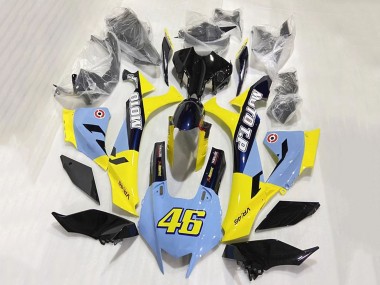Online 2020-2025 Yamaha YZF 1000 R1 Motorcycle Fairings - Blue Yellow Glossy Black Moto T.P 46 Canada
