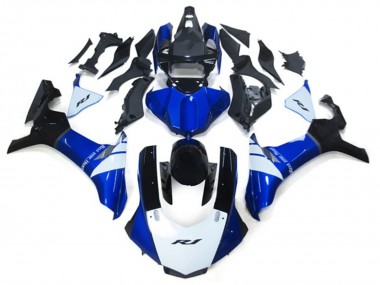Online 2020-2025 Yamaha YZF 1000 R1 Motorcycle Fairing Kits - White Blue Glossy Black Canada