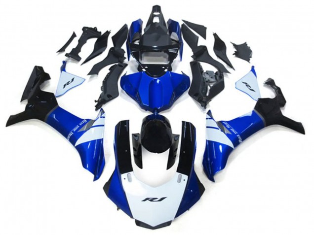 2020-2025 Yamaha YZF 1000 R1 Motorcycle Fairing Kits - White Blue Glossy Black Canada
