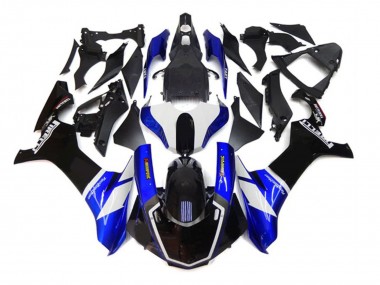Online 2020-2025 Yamaha YZF 1000 R1 Motorcycle Fairings - Blue White Black Akropovic Canada