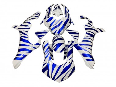 Online 2020-2025 Yamaha YZF 1000 R1 Motorcycle Fairings - White Blue Zebra Canada