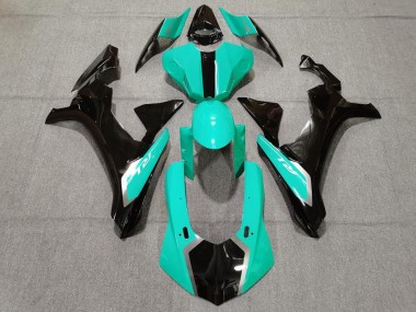 Online 2020-2025 Yamaha YZF 1000 R1 Motorcycle Fairings - Teal Blue Glossy Black Canada