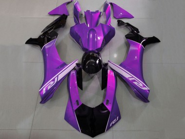Online 2020-2025 Yamaha YZF 1000 R1 Motorcycle Fairings - Purple Silver Glossy Black Canada