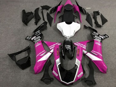 Online 2020-2025 Yamaha YZF 1000 R1 Motorcycle Fairings - Pink White Glossy Black Sam Canada
