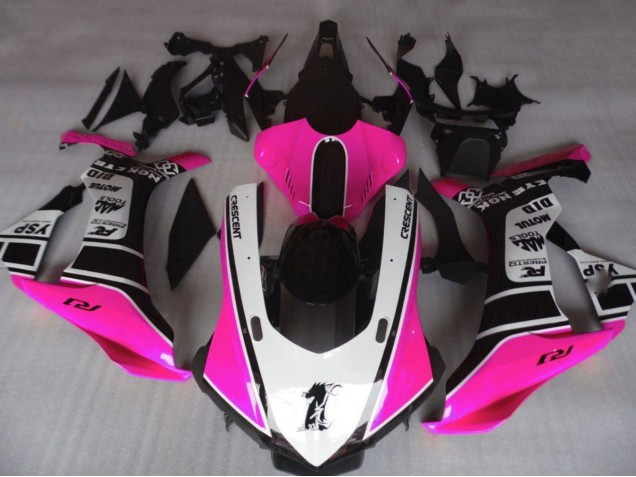 2020-2025 Yamaha YZF 1000 R1 Motorcycle Fairings - Pink White Glossy Black Canada