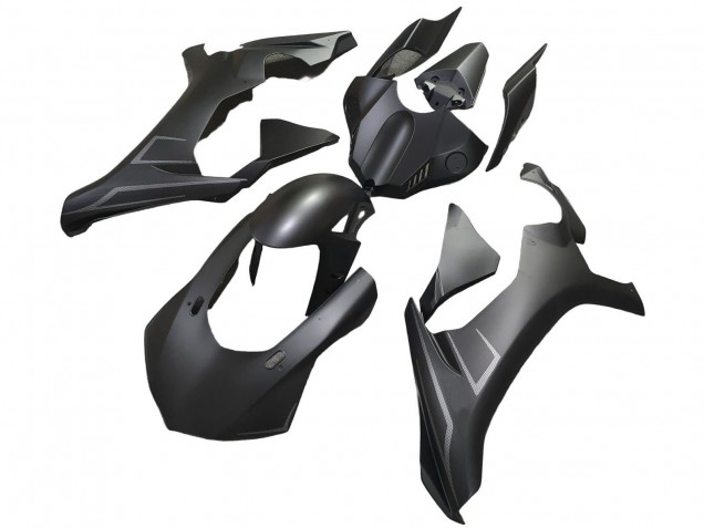 2020-2025 Yamaha YZF 1000 R1 Motorcycle Fairings - Matte Black Silver Canada