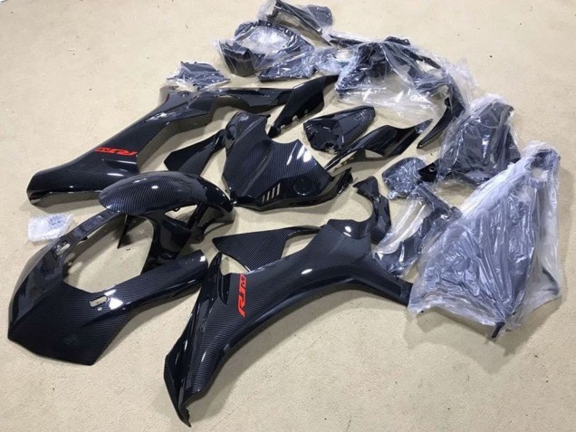 2020-2025 Yamaha YZF 1000 R1 Motorcycle Fairing - Faux Carbon Fiber Red Canada