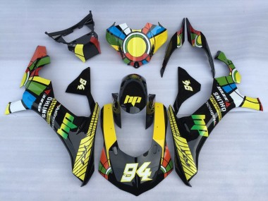 Online 2020-2025 Yamaha YZF 1000 R1 Motorcycle Fairings - White Blue Green Yellow Black Color Wheel 94 Canada