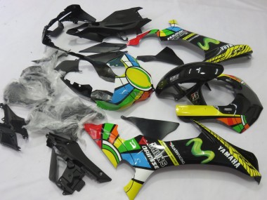 Online 2020-2025 Yamaha YZF 1000 R1 Motorcycle Fairings - White Blue Green Yellow Red Black Color Wheel MoviStar Canada
