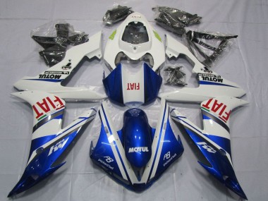 Online 2004-2006 Yamaha YZF 1000 R1 Motorcycle Fairings - White Blue Red Fiat Motul Canada
